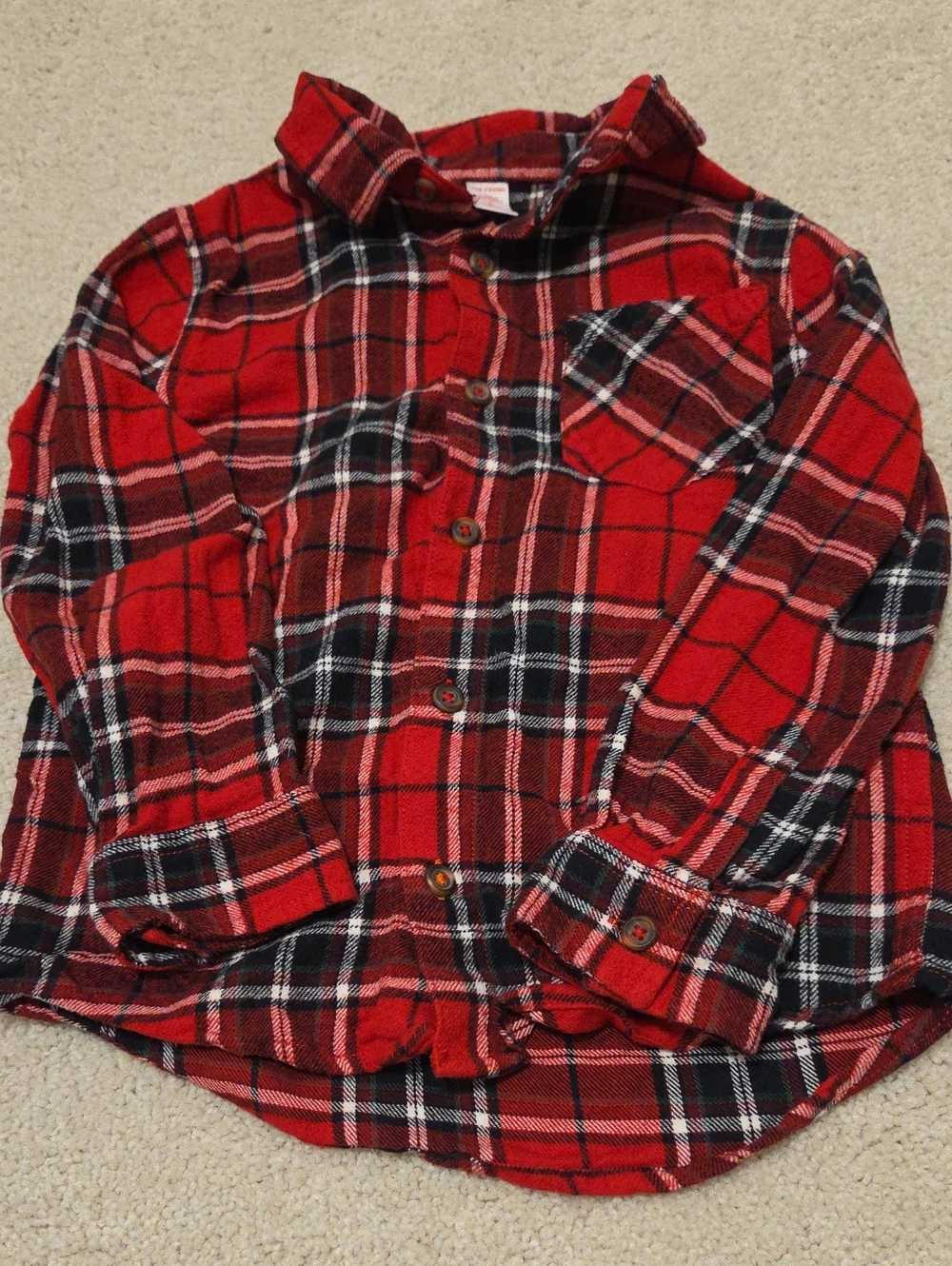 5T Kids Flannel Shirt Joe Fresh
